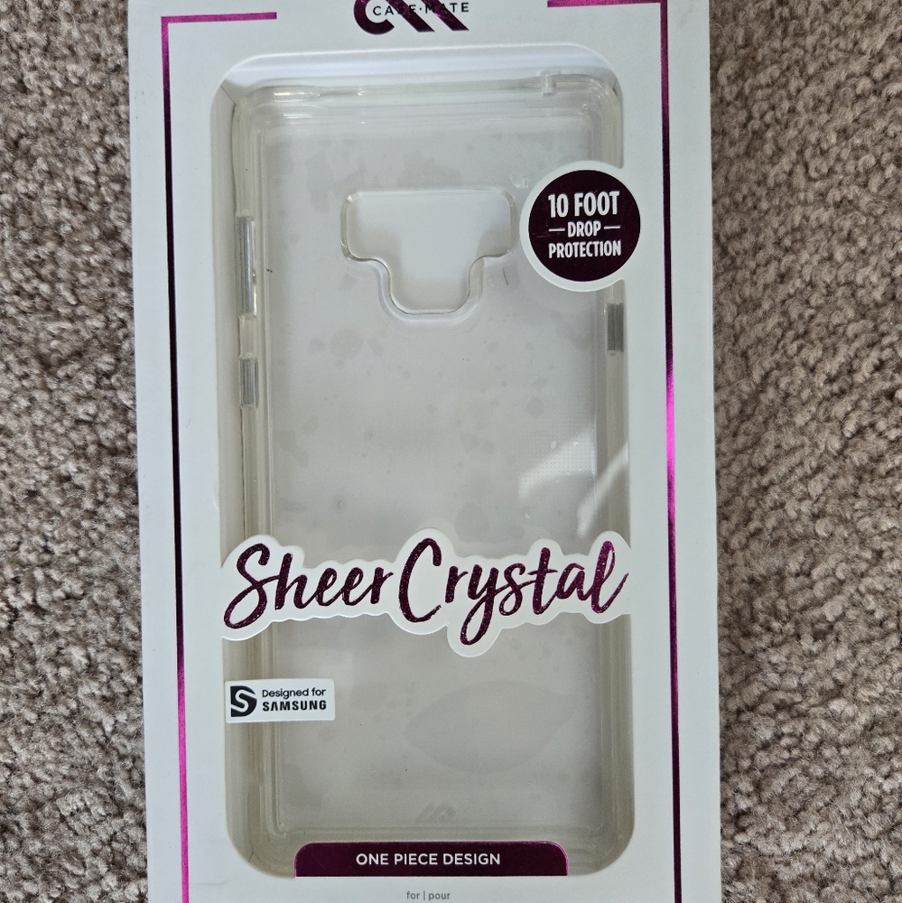 Case-Mate sheer crystal protective case w/ring for the Samsung Galaxy - NIB
